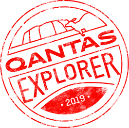 Qantas Explorer Stamp